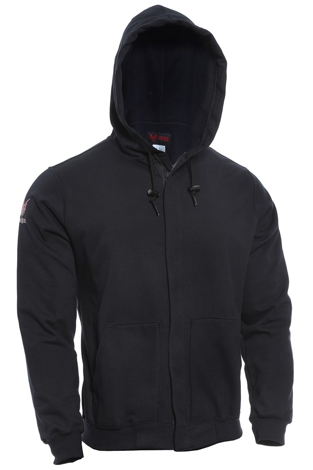 NSA FR TECGEN Heavyweight Hooded Zip-Front Sweatshirt - Navy